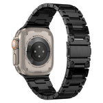 Double Rows Metal Watch Band, For Apple Watch Series 10 46mm, For Apple Watch Series 10 42mm, For Apple Watch SE 2023 44mm, For Apple Watch SE 2023 40mm, For Apple Watch Ultra 2 49mm, For Apple Watch 9 45mm, For Apple Watch 9 41mm                      ...