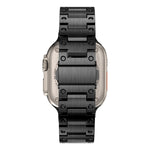 Double Rows Metal Watch Band, For Apple Watch Series 10 46mm, For Apple Watch Series 10 42mm, For Apple Watch SE 2023 44mm, For Apple Watch SE 2023 40mm, For Apple Watch Ultra 2 49mm, For Apple Watch 9 45mm, For Apple Watch 9 41mm                      ...