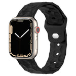 Football Texture Silicone Watch Band, For Apple Watch 8 41mm, For Apple Watch 8 45mm, For Apple Watch SE 2022 40mm, For Apple Watch SE 2022 44mm