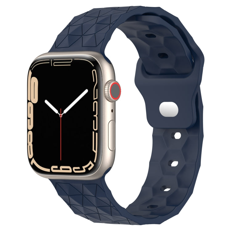 Football Texture Silicone Watch Band, For Apple Watch 8 41mm, For Apple Watch 8 45mm, For Apple Watch SE 2022 40mm, For Apple Watch SE 2022 44mm