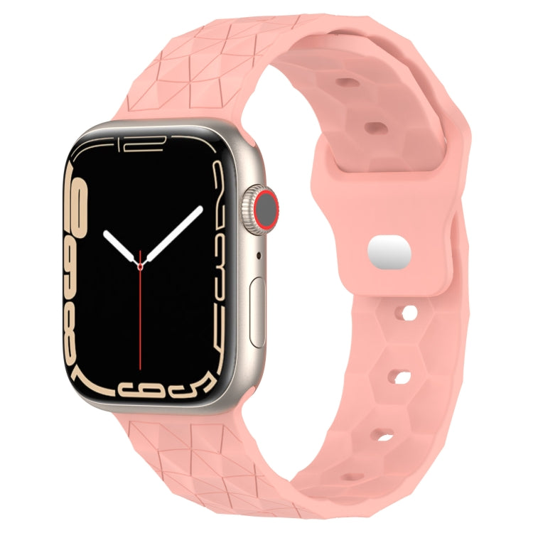 Football Texture Silicone Watch Band, For Apple Watch 8 41mm, For Apple Watch 8 45mm, For Apple Watch SE 2022 40mm, For Apple Watch SE 2022 44mm