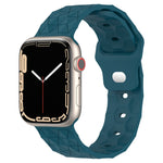 Football Texture Silicone Watch Band, For Apple Watch 8 41mm, For Apple Watch 8 45mm, For Apple Watch SE 2022 40mm, For Apple Watch SE 2022 44mm