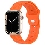 Football Texture Silicone Watch Band, For Apple Watch 6 40mm, For Apple Watch 6 44mm, For Apple Watch 5 44mm, For Apple Watch 5 40mm