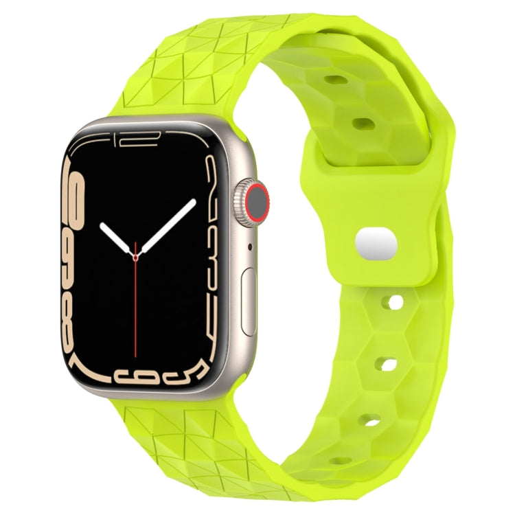 Football Texture Silicone Watch Band, For Apple Watch Series 10 46mm, For Apple Watch Series 10 42mm, For Apple Watch SE 2023 44mm, For Apple Watch SE 2023 40mm