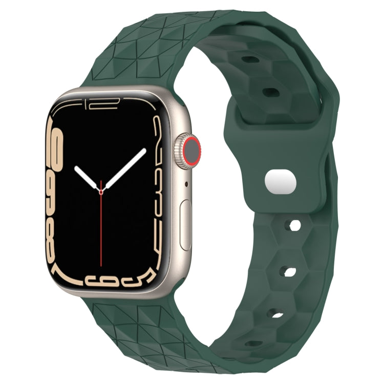Football Texture Silicone Watch Band, For Apple Watch Series 10 46mm, For Apple Watch Series 10 42mm, For Apple Watch SE 2023 44mm, For Apple Watch SE 2023 40mm