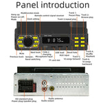 เครื่องเล่น MP3 บลูทูธรถยนต์ SWM D3400 รองรับผู้ช่วยเสียงอัจฉริยะ / FM