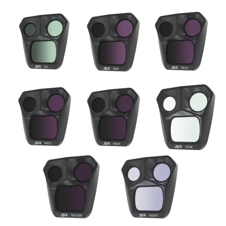 ฟิลเตอร์เลนส์ JSR GB 8 in 1 CPL ND8 ND16 ND32 ND64 STAR ND1000 NIGHT, 8 in 1 สำหรับ DJI Mavic 3 Pro