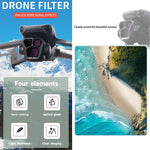 ฟิลเตอร์เลนส์ JSR GB 8 in 1 CPL ND8 ND16 ND32 ND64 STAR ND1000 NIGHT, 8 in 1 สำหรับ DJI Mavic 3 Pro