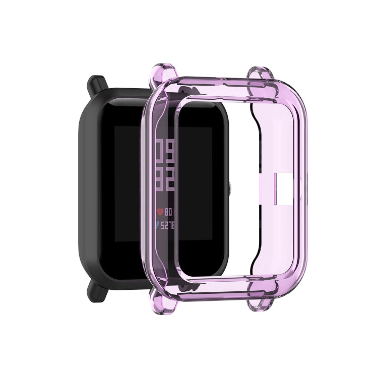 For Amazfit Bip Lite Version 1S / Bip S Transparent TPU Watch Protective Case