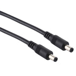 สายอะแดปเตอร์เชื่อมต่อปลั๊กไฟ DC ขนาด 5.5 x 2.1 มม. ตัวผู้เป็นตัวผู้, ความยาว 50 ซม., 1 ม., 1.5 ม.