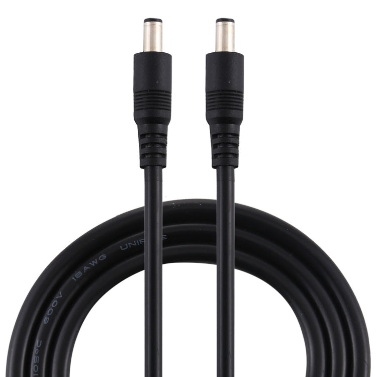 สายอะแดปเตอร์เชื่อมต่อปลั๊กไฟ DC ขนาด 5.5 x 2.1 มม. ตัวผู้เป็นตัวผู้, ความยาว 50 ซม., 1 ม., 1.5 ม.