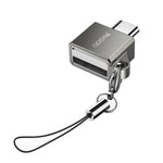 อะแดปเตอร์เชื่อมต่อขนาดเล็ก Yesido GS08 Type-C เป็น USB 3.0 OTG พร้อมพวงกุญแจ