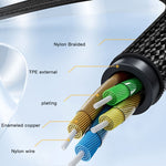 สายแปลงอะแดปเตอร์เสียง Yesido YAU38 Type-C เป็น 3.5mm ตัวเมีย, YAU38