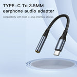 สายแปลงอะแดปเตอร์เสียง Yesido YAU38 Type-C เป็น 3.5mm ตัวเมีย, YAU38