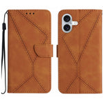 เคสโทรศัพท์หนังปั๊มลายเย็บ สำหรับ iPhone 17e / 16e, สำหรับ iPhone 17 Pro Max, สำหรับ iPhone 17 Pro, สำหรับ iPhone 17, สำหรับ iPhone Air, สำหรับ iPhone 16 Pro Max, สำหรับ iPhone 16 Pro, สำหรับ iPhone 16 Plus
