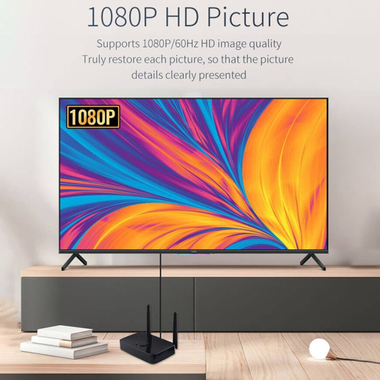 เครื่องส่งและรับสัญญาณ HDMI แบบไร้สาย Measy UHD200 ระยะส่งสัญญาณ: 100 เมตร