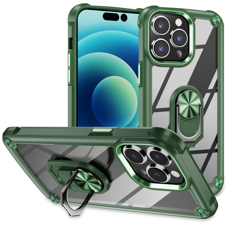 เคสโทรศัพท์ป้องกันเลนส์ TPU + PC พร้อมที่จับแหวน สำหรับ iPhone 17e / 16e, สำหรับ iPhone 17 Pro Max, สำหรับ iPhone 17, สำหรับ iPhone Air, สำหรับ iPhone 16 Pro Max, สำหรับ iPhone 16 Pro, สำหรับ iPhone 16 Plus, สำหรับ iPhone 16, สำหรับ iPhone 15 Pro Max