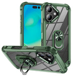 เคสโทรศัพท์ป้องกันเลนส์ TPU + PC พร้อมที่จับแหวน สำหรับ iPhone 17e / 16e, สำหรับ iPhone 17 Pro Max, สำหรับ iPhone 17, สำหรับ iPhone Air, สำหรับ iPhone 16 Pro Max, สำหรับ iPhone 16 Pro, สำหรับ iPhone 16 Plus, สำหรับ iPhone 16, สำหรับ iPhone 15 Pro Max