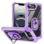 เคสโทรศัพท์ป้องกันเลนส์ TPU + PC พร้อมที่จับแหวน สำหรับ iPhone 17e / 16e, สำหรับ iPhone 17 Pro Max, สำหรับ iPhone 17, สำหรับ iPhone Air, สำหรับ iPhone 16 Pro Max, สำหรับ iPhone 16 Pro, สำหรับ iPhone 16 Plus, สำหรับ iPhone 16, สำหรับ iPhone 15 Pro Max