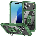 เคสโทรศัพท์ป้องกันเลนส์ TPU + PC พร้อมที่จับแหวน สำหรับ iPhone 17e / 16e, สำหรับ iPhone 17 Pro Max, สำหรับ iPhone 17, สำหรับ iPhone Air, สำหรับ iPhone 16 Pro Max, สำหรับ iPhone 16 Pro, สำหรับ iPhone 16 Plus, สำหรับ iPhone 16, สำหรับ iPhone 15 Pro Max
