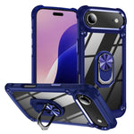 เคสโทรศัพท์ป้องกันเลนส์ TPU + PC พร้อมที่จับแหวน สำหรับ iPhone 17e / 16e, สำหรับ iPhone 17 Pro Max, สำหรับ iPhone 17, สำหรับ iPhone Air, สำหรับ iPhone 16 Pro Max, สำหรับ iPhone 16 Pro, สำหรับ iPhone 16 Plus, สำหรับ iPhone 16, สำหรับ iPhone 15 Pro Max