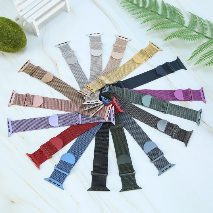 Milanese Metal Magnetic Watch Band, For Apple Watch 6 44mm, For Apple Watch 5 44mm, For Apple Watch 5 40mm