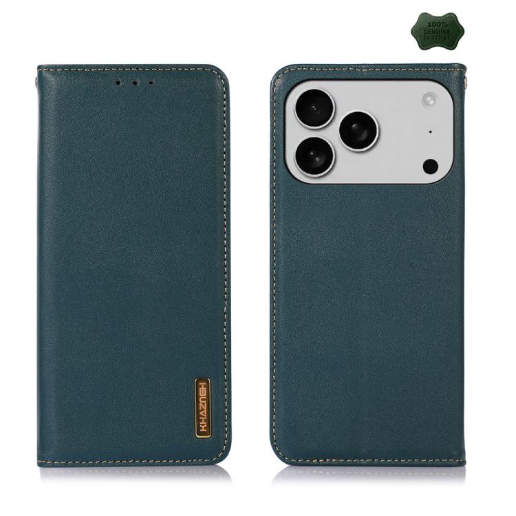 เคสโทรศัพท์หนังวัวชั้นบน KHAZNEH Nappa สำหรับ iPhone 17 Pro Max, สำหรับ iPhone 16e / 17e, สำหรับ iPhone 17 Pro, สำหรับ iPhone 17, สำหรับ iPhone Air, สำหรับ iPhone 16e, สำหรับ iPhone 16 Pro Max, สำหรับ iPhone 16 Pro, สำหรับ iPhone 16 Plus, สำหรับ iPhone 16