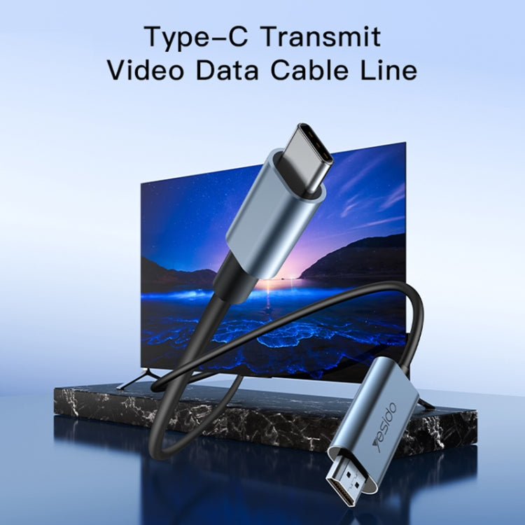 สายอะแดปเตอร์ Yesido HM10 USB-C / Type-C เป็น HDMI HD, HM10