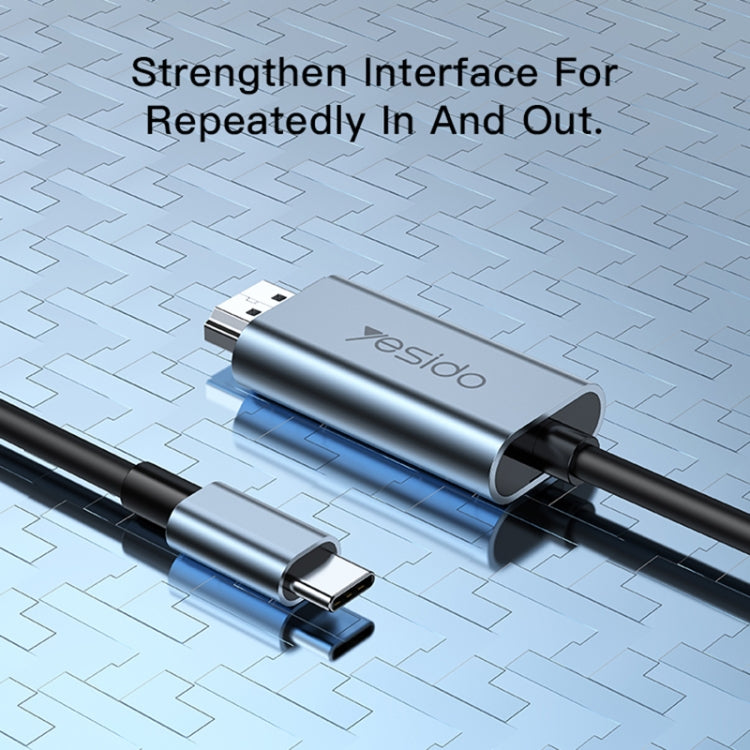 สายอะแดปเตอร์ Yesido HM10 USB-C / Type-C เป็น HDMI HD, HM10