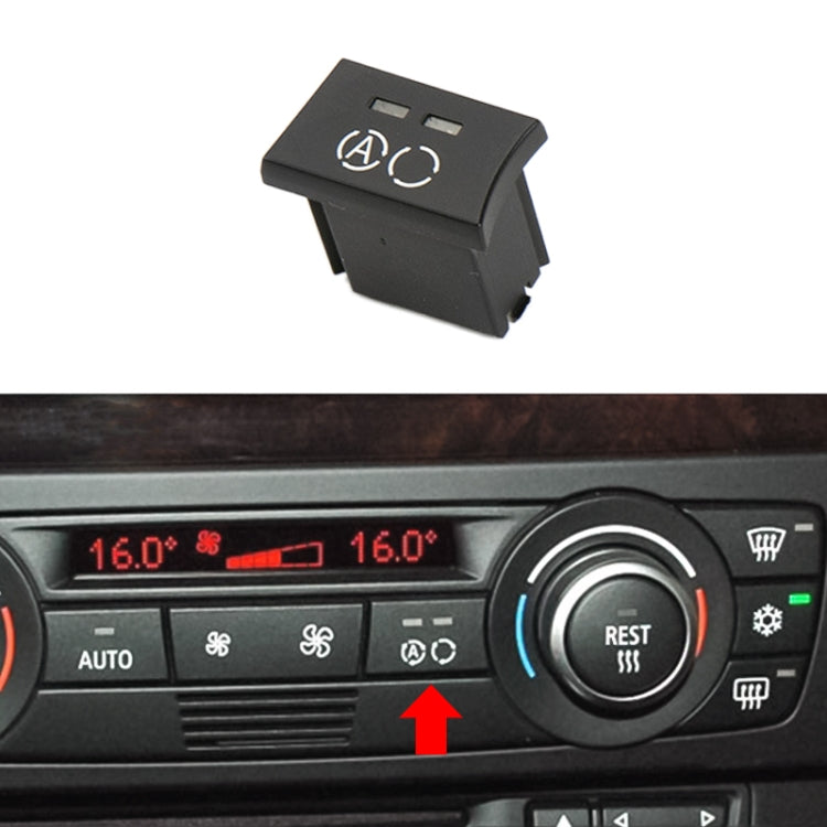For BMW 1 Series / 3 Series / X1 / X3 Left Driving Car Air Conditioner Panel Switch Button, Air Volume Key Without OFF, Air Volume Key With OFF, AUTO Key, A Key, Snow Key