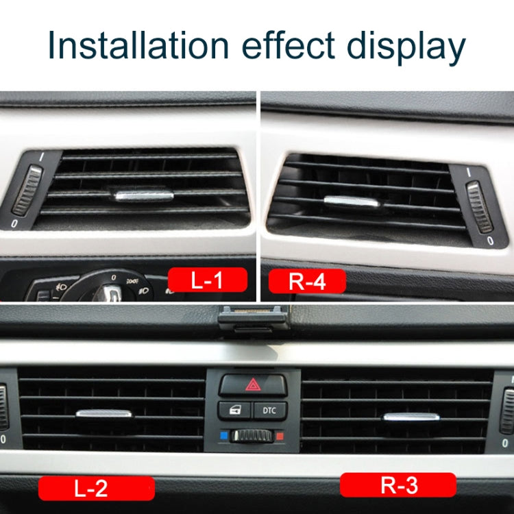 For BMW 3 Series E90 Car Air Conditioner Air Outlet Panel, Grille No. 1, Grille No. 2, Grille No. 3, Grille No. 4