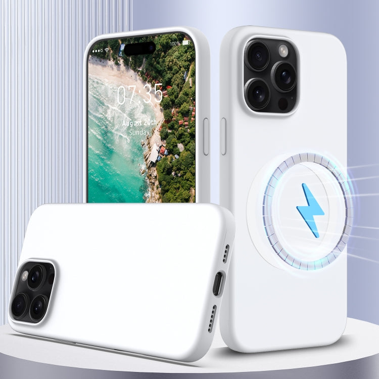 เคสโทรศัพท์ซิลิโคนกันกระแทก Magsafe สำหรับ iPhone 16 Pro Max, สำหรับ iPhone 16 Pro, สำหรับ iPhone 16 Plus, สำหรับ iPhone 16, สำหรับ iPhone 15 Pro Max