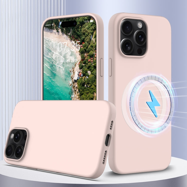 เคสโทรศัพท์ซิลิโคนกันกระแทก Magsafe สำหรับ iPhone 16 Pro Max, สำหรับ iPhone 16 Pro, สำหรับ iPhone 16 Plus, สำหรับ iPhone 16, สำหรับ iPhone 15 Pro Max