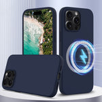 เคสโทรศัพท์ซิลิโคนกันกระแทก Magsafe สำหรับ iPhone 16 Pro Max, สำหรับ iPhone 16 Pro, สำหรับ iPhone 16 Plus, สำหรับ iPhone 16, สำหรับ iPhone 15 Pro Max