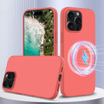 เคสโทรศัพท์ซิลิโคนกันกระแทก Magsafe สำหรับ iPhone 16 Pro Max, สำหรับ iPhone 16 Pro, สำหรับ iPhone 16 Plus, สำหรับ iPhone 16, สำหรับ iPhone 15 Pro Max