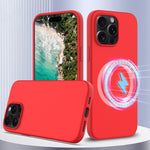 เคสโทรศัพท์ซิลิโคนกันกระแทก Magsafe สำหรับ iPhone 16 Pro Max, สำหรับ iPhone 16 Pro, สำหรับ iPhone 16 Plus, สำหรับ iPhone 16, สำหรับ iPhone 15 Pro Max