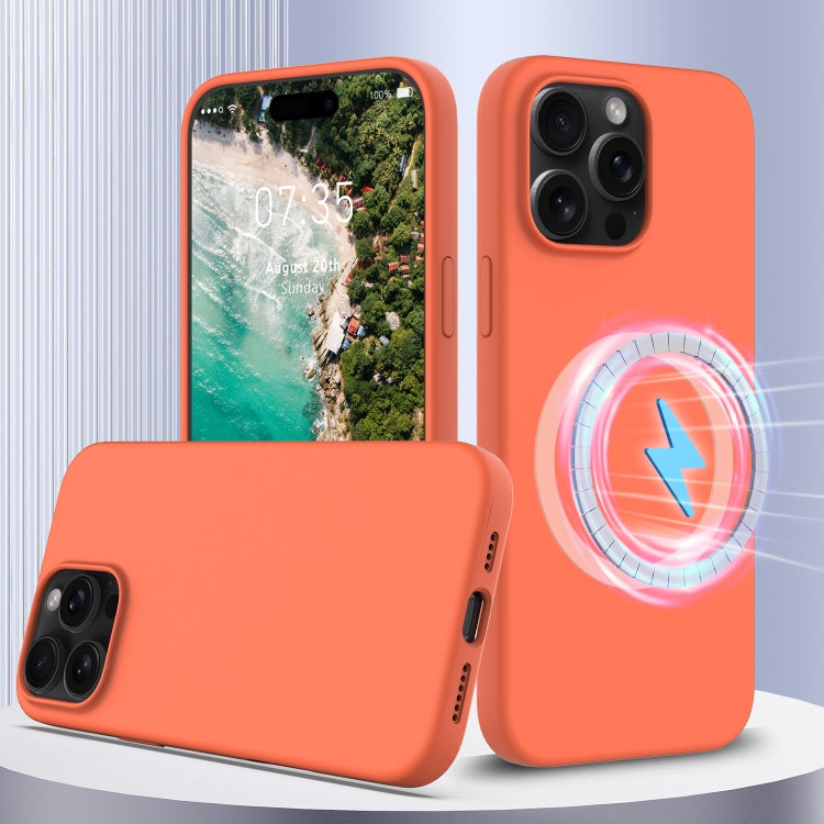 เคสโทรศัพท์ซิลิโคนกันกระแทก Magsafe สำหรับ iPhone 16 Pro Max, สำหรับ iPhone 16 Pro, สำหรับ iPhone 16 Plus, สำหรับ iPhone 16, สำหรับ iPhone 15 Pro Max