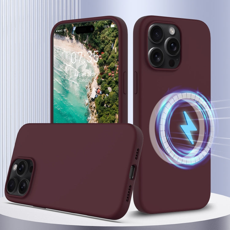 เคสโทรศัพท์ซิลิโคนกันกระแทก Magsafe สำหรับ iPhone 16 Pro Max, สำหรับ iPhone 16 Pro, สำหรับ iPhone 16 Plus, สำหรับ iPhone 16, สำหรับ iPhone 15 Pro Max