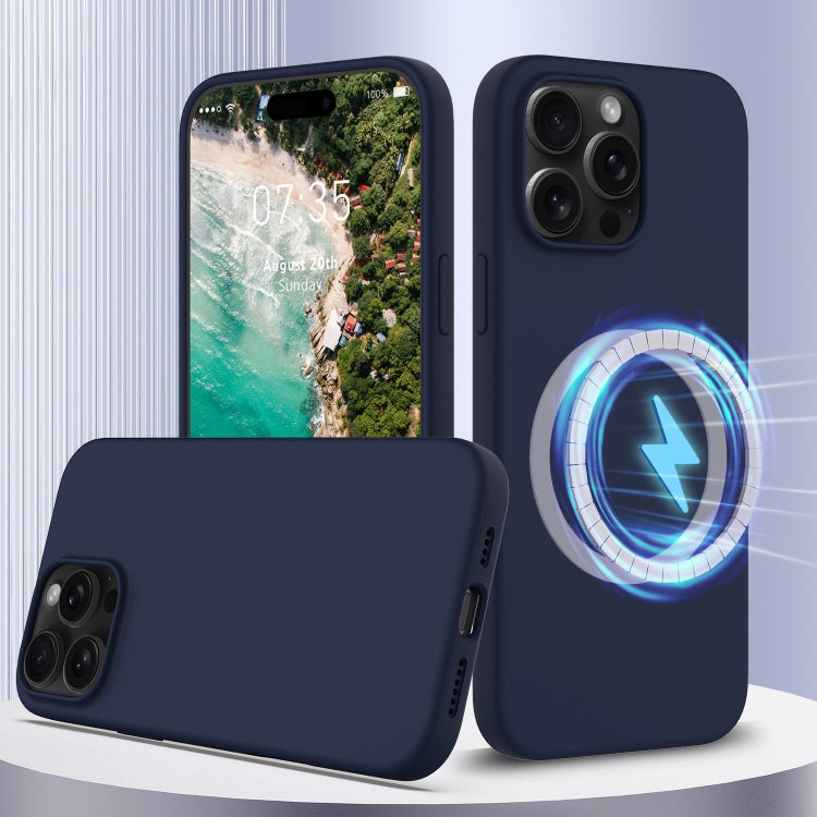 เคสโทรศัพท์ซิลิโคนกันกระแทก Magsafe สำหรับ iPhone 16 Pro Max, สำหรับ iPhone 16 Pro, สำหรับ iPhone 16 Plus, สำหรับ iPhone 16, สำหรับ iPhone 15 Pro Max