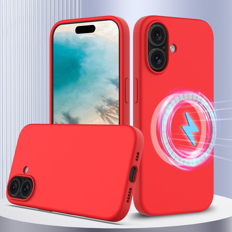 เคสโทรศัพท์ซิลิโคนกันกระแทก Magsafe สำหรับ iPhone 16 Pro Max, สำหรับ iPhone 16 Pro, สำหรับ iPhone 16 Plus, สำหรับ iPhone 16, สำหรับ iPhone 15 Pro Max