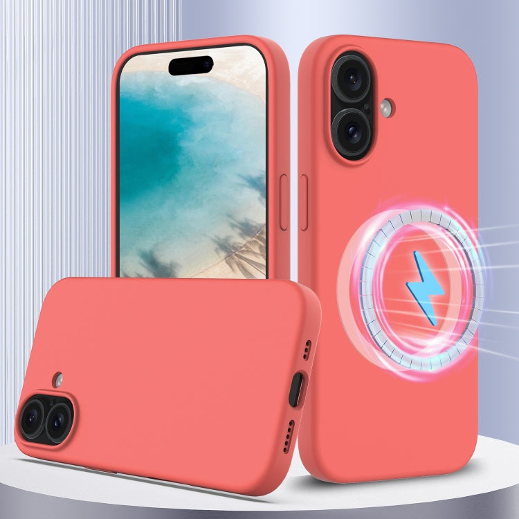 เคสโทรศัพท์ซิลิโคนกันกระแทก Magsafe สำหรับ iPhone 16 Pro Max, สำหรับ iPhone 16 Pro, สำหรับ iPhone 16 Plus, สำหรับ iPhone 16, สำหรับ iPhone 15 Pro Max
