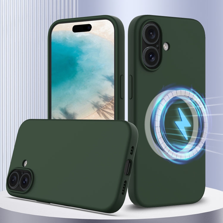 เคสโทรศัพท์ซิลิโคนกันกระแทก Magsafe สำหรับ iPhone 16 Pro Max, สำหรับ iPhone 16 Pro, สำหรับ iPhone 16 Plus, สำหรับ iPhone 16, สำหรับ iPhone 15 Pro Max