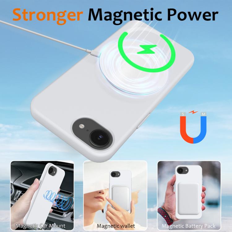 เคสโทรศัพท์ซิลิโคนกันกระแทกพร้อม Magsafe สำหรับ iPhone 17e / 16e, สำหรับ iPhone 17 Pro Max, สำหรับ iPhone 17 Pro, สำหรับ iPhone 17, สำหรับ iPhone Air