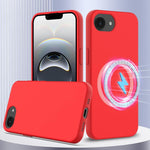 เคสโทรศัพท์ซิลิโคนกันกระแทกพร้อม Magsafe สำหรับ iPhone 17e / 16e, สำหรับ iPhone 17 Pro Max, สำหรับ iPhone 17 Pro, สำหรับ iPhone 17, สำหรับ iPhone Air