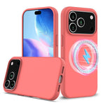 เคสโทรศัพท์ซิลิโคนกันกระแทกพร้อม Magsafe สำหรับ iPhone 17e / 16e, สำหรับ iPhone 17 Pro Max, สำหรับ iPhone 17 Pro, สำหรับ iPhone 17, สำหรับ iPhone Air