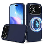 เคสโทรศัพท์ซิลิโคนกันกระแทกพร้อม Magsafe สำหรับ iPhone 17e / 16e, สำหรับ iPhone 17 Pro Max, สำหรับ iPhone 17 Pro, สำหรับ iPhone 17, สำหรับ iPhone Air