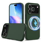 เคสโทรศัพท์ซิลิโคนกันกระแทกพร้อม Magsafe สำหรับ iPhone 17e / 16e, สำหรับ iPhone 17 Pro Max, สำหรับ iPhone 17 Pro, สำหรับ iPhone 17, สำหรับ iPhone Air