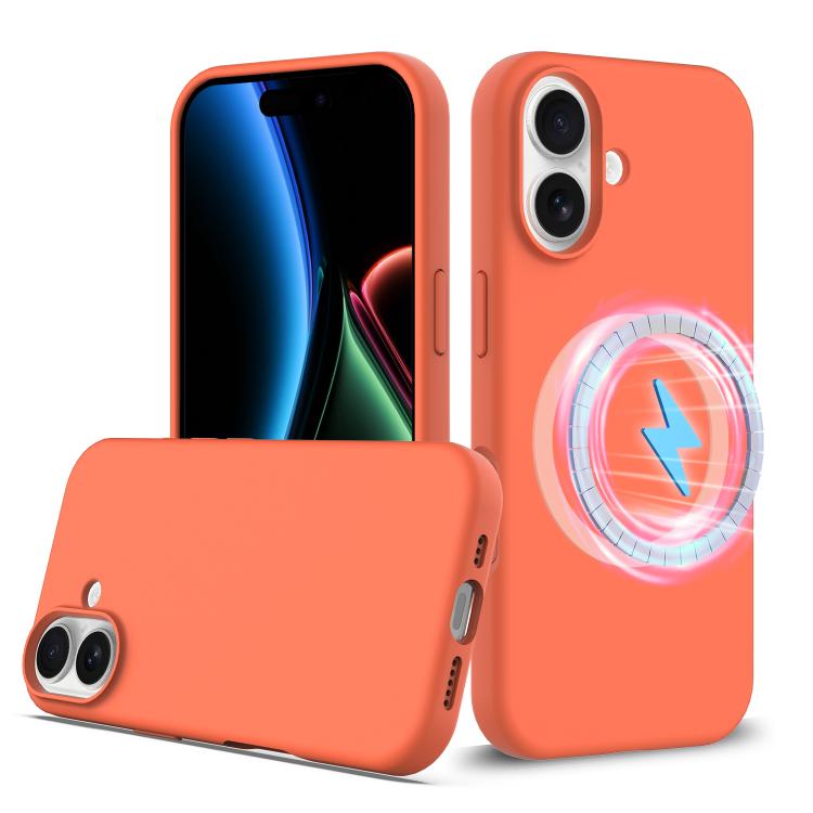เคสโทรศัพท์ซิลิโคนกันกระแทกพร้อม Magsafe สำหรับ iPhone 17e / 16e, สำหรับ iPhone 17 Pro Max, สำหรับ iPhone 17 Pro, สำหรับ iPhone 17, สำหรับ iPhone Air