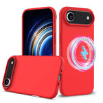 เคสโทรศัพท์ซิลิโคนกันกระแทกพร้อม Magsafe สำหรับ iPhone 17e / 16e, สำหรับ iPhone 17 Pro Max, สำหรับ iPhone 17 Pro, สำหรับ iPhone 17, สำหรับ iPhone Air