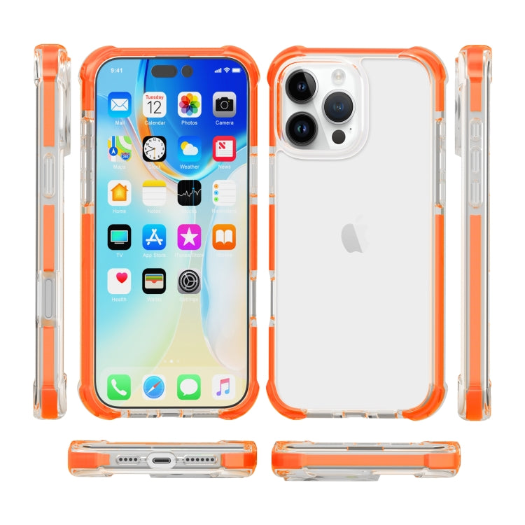 เคสโทรศัพท์ไฮบริดอะคริลิก TPU กันกระแทกสี่มุม สำหรับ iPhone 16 Pro Max, สำหรับ iPhone 16 Pro, สำหรับ iPhone 16 Plus, สำหรับ iPhone 16